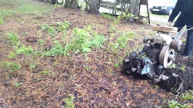 мотоблок урал пашет целину смотреть онлайн