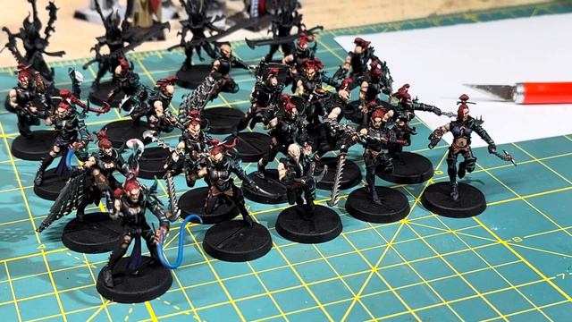Drukhari Wych Assembly Line Painting смотреть онлайн