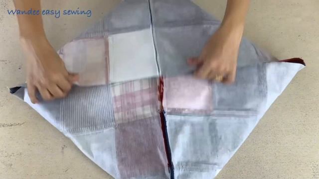 Easy to sew a denim pillow case tutorial,quick and easy to sew pillow case patterns ,denim patchwor смотреть онлайн