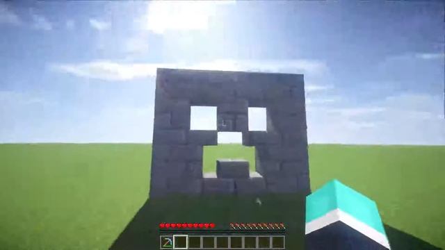 Minecraft - Creeper Face In The Wall (Decorations) смотреть онлайн