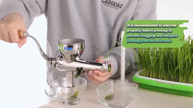 How to use Luzrise manual wheatgrass juicer? смотреть онлайн