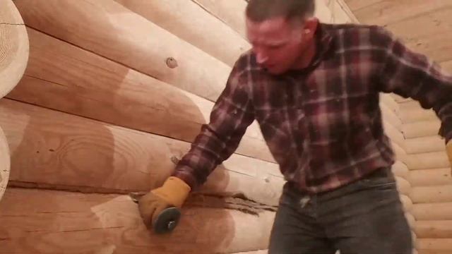 Конопатка оцб. Правильная, качественная конопатка дома из оцилиндрованного бревна. смотреть онлайн