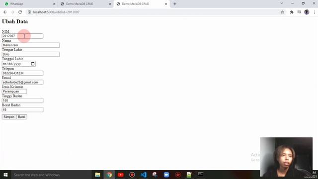 #48. CRUD update atau edit data ke database MariaDB dengan Node.Js смотреть онлайн