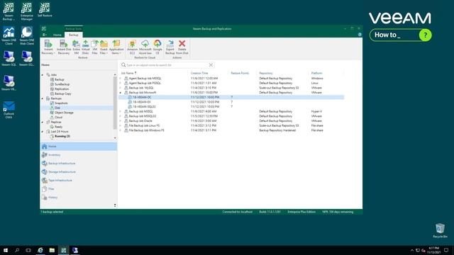 Восстановление данных при помощи Veeam Explorer для Microsoft Active Directory смотреть онлайн