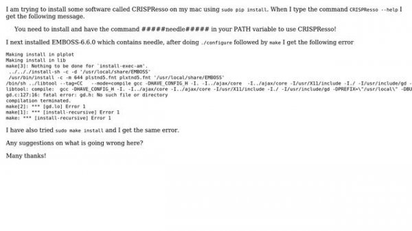 Unix & Linux: How to fix fatal error: gd.h: No such file or directory? (2 Solutions!!)
