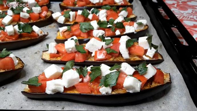 Баклажаны с томатами и фетой. Что приготовить быстро и вкусно. смотреть онлайн