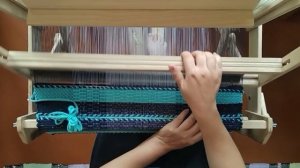 Ткачество узора «веточки» на половиках