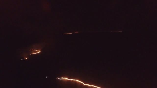 Буртинская степь в огне