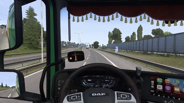 Euro Truck Simulator 2 | ETS 2 1.47 | DAF XG 2021 | Poznan (PL) to Lublin (PL) смотреть онлайн