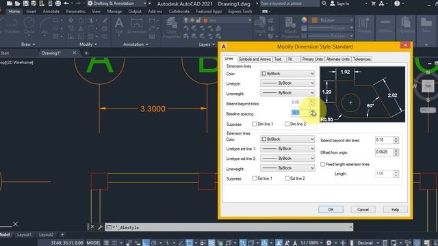 Drawing architectural plans of a 4-story residential building in AutoCAD 2021 software - Part 1 смотреть онлайн