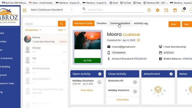 How To Add & Check Member Communication In Membroz - Membership Management Software? смотреть онлайн