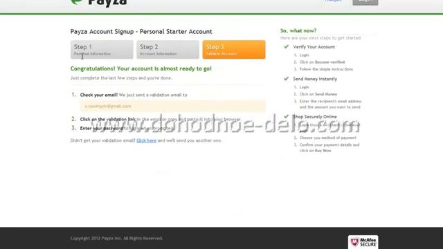 Payza - Регистрация, привязка и валидация карты смотреть онлайн