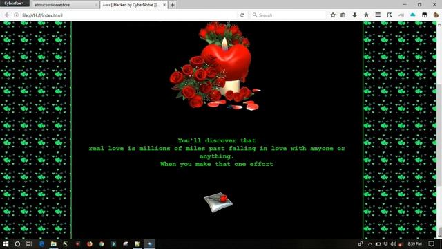 Auto Typing Java Script ||Cyber Nobie || love message deface || Coding In DNA смотреть онлайн