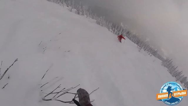 Фрирайд на лыжах Smith Prophet в Шерегеше смотреть онлайн