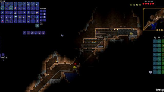 Terraria Solo🐺Episode 6🐺Crap load of iron! смотреть онлайн