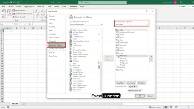 How to enable DEVELOPER TAB in Excel ? | ExcelJunction.com смотреть онлайн