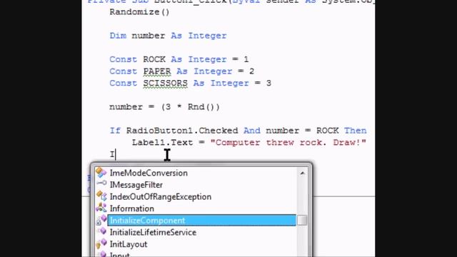 Rock Paper Scissors Game- A Visual Basic Tutorial смотреть онлайн