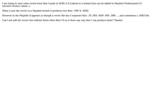 GIS: How to export vectors from QGIS to MapInfo? смотреть онлайн