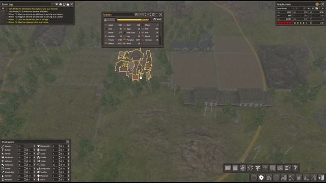Обучение Banished. Часть 6. Пастбища, рынки.