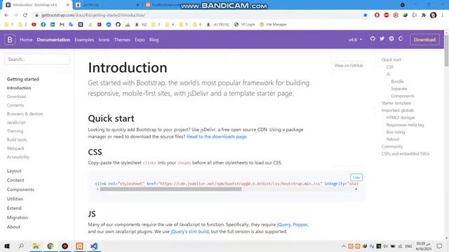 دوره اساسيات bootstrap الدرس الاول وتنصيب XAMPP و VS Code смотреть онлайн
