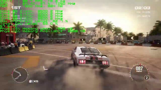GRID 2 Miami FPS Gameplay - Phenom II X4 965 BE + 7850 1GB смотреть онлайн