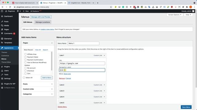 How to Easily Add Icons to Any Menu in WordPress смотреть онлайн