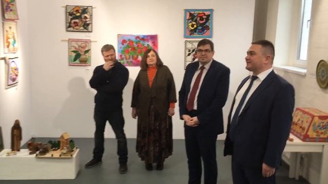Открытие выставки в Тарусе смотреть онлайн