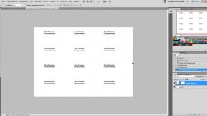 Раскладка визиток в Фотошопе на формат А4