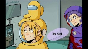 Security (MHA Among Us Comic Dub) | Comic by: JeanBomb