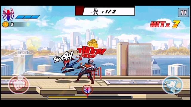 Spider-Man : Ultimate Power Mod Apk Android Gameplay 60 FPS Full Offline смотреть онлайн