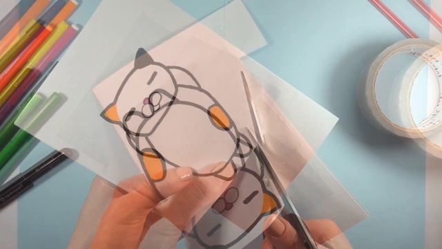 DIY СКВИШИ КОТ из бумаги и губки/ Антистресс игрушки своими руками... смотреть онлайн