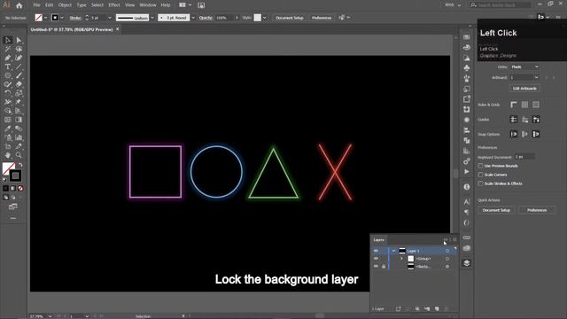 How to Create Neon Background Adobe illustrator Tutorial смотреть онлайн