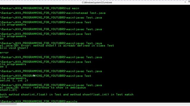 Polymorphism in java | Compile time Polymorphism in java | Method Overloading |with Example | part смотреть онлайн