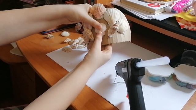КОРОНА ИЗ РАКУШЕК|Своими руками смотреть онлайн