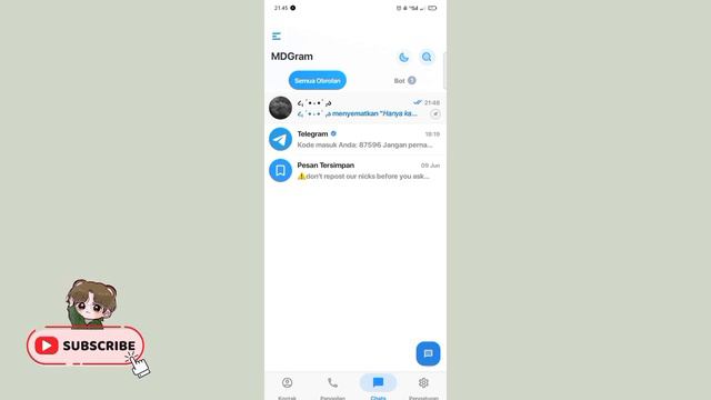 CARA MENGUBAH TELEGRAM ANDROID MENJADI IPHONE || telegram iPhone for android смотреть онлайн