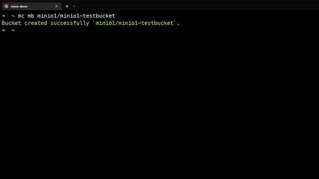MinIO Client Commands - Make Bucket (mc mb) смотреть онлайн