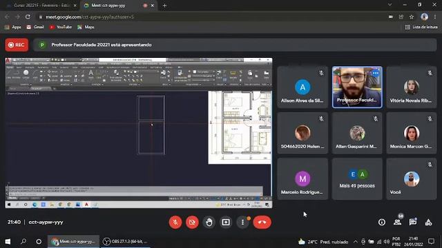 Aula de AutoCad 24-01-2022 смотреть онлайн
