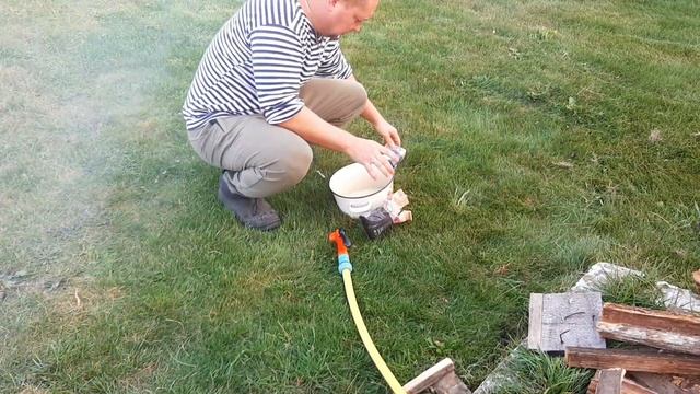 Плов с говядиной в казане на огне из риса "Басмати" смотреть онлайн