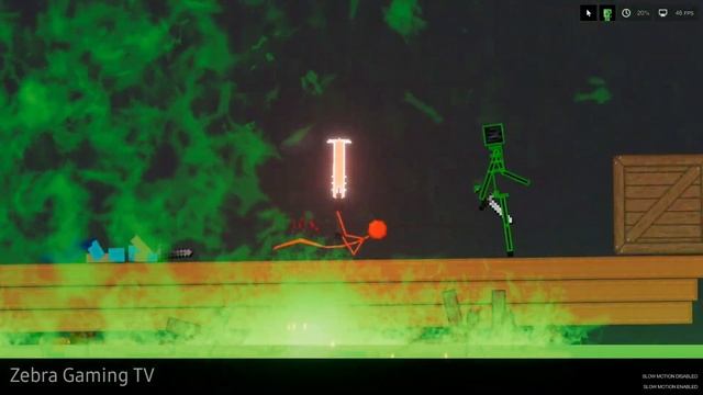 Stick Fight vs Minecraft in Acid Swamps Map - People Playground 1.19.2 смотреть онлайн