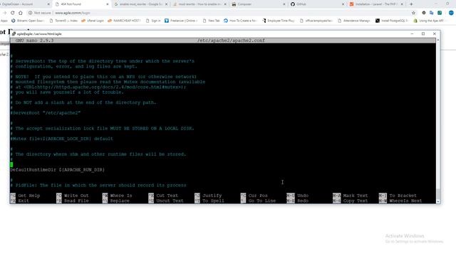 Web server 5 Install composer, mysql server, laravel project enable mod rewrite смотреть онлайн