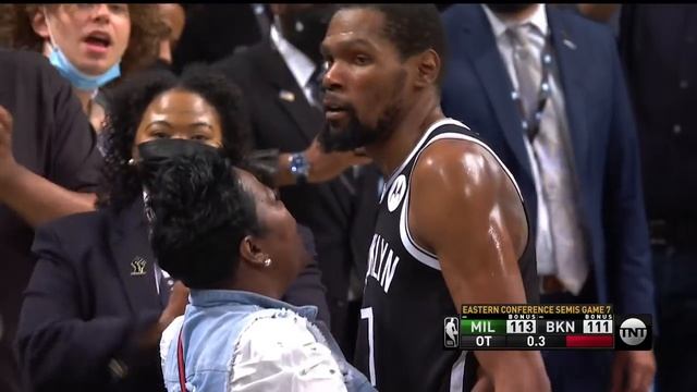 Kevin Durant And His Mom Share A Moment After Nets Lose Game 7 смотреть онлайн