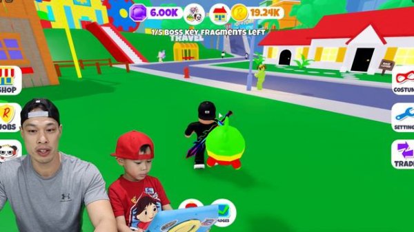 Kaven Vs Dark Titan! Find all 5 Fragments! Let’s Play Roblox Ryan’s World Dark Titan Update!