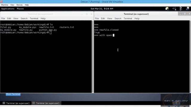 Python for beginner 040 File closing The with method смотреть онлайн