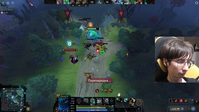 Dota 2 Тайдхантер тройка. Эфериал шрауд, солар крест и бесконечная драка со слар смотреть онлайн