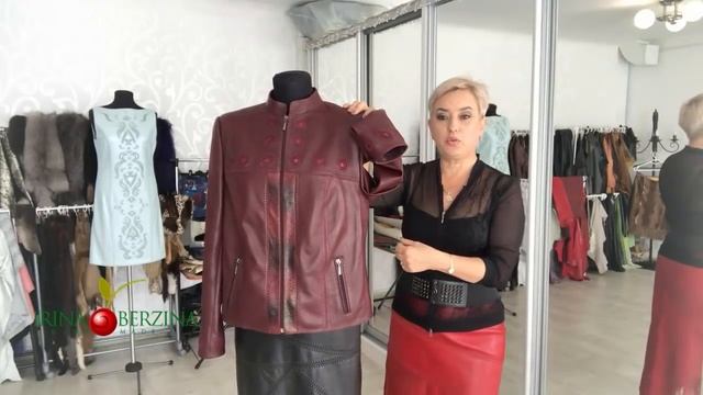 Перешив из длинной кожаной куртки красивого костюма из кожи и замша. смотреть онлайн