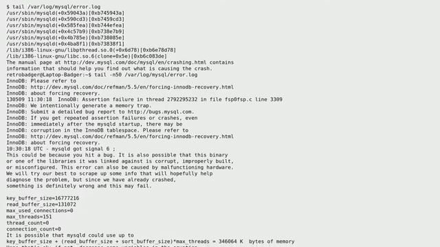 Ubuntu: Cannot get mysql to work/start even after clean install смотреть онлайн