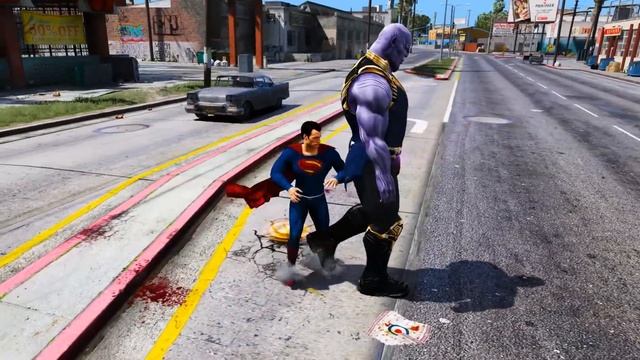 THANOS VS SUPERMAN - EPIC BATTLE смотреть онлайн