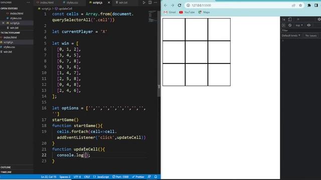 Tic Tac Toe Javascript||Tutorial for Beginners||Coding with you смотреть онлайн