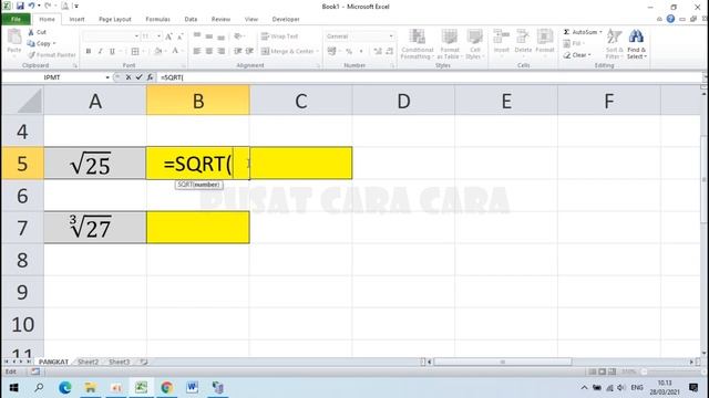 Cara Menggunakan Rumus Pangkat dan Akar di Excel смотреть онлайн