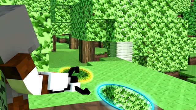 Портальная Пушка Мод Безумие Minecraft Animation смотреть онлайн